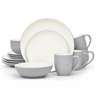 Aparelho de Jantar Noritake Cinza