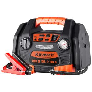 Kinverch Carregador de Bateria Automotiva Portátil, 1500 7, 300W e compressor de ar 150 PSI