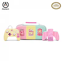 Kit PowerA Pokémon Sweet Assortment Nintendo Switch Controle Nano + Case Pikachu Jigglypuff Eevee Pichu