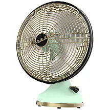 Ventilador Vintage com 3 Velocidades, 110V 64W, VORNADO FA1 0061 86, Verde Claro