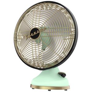 Ventilador Vintage com 3 Velocidades, 110V 64W, VORNADO FA1 0061 86, Verde Claro