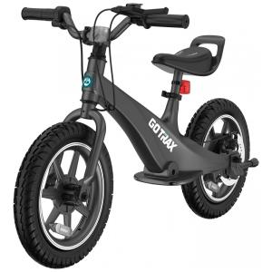 Bicicleta Elétrica Sem Pedal para Crianças de 5 a 8 Anos até 24km, 36V, Gotrax, Preta