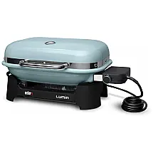 Churrasqueira Elétrica Portátil Externa sem Suporte, 110V, Weber Lumin, Azul Claro