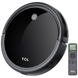 Aspirador de Pó Robô, Capacidade 600 mL, Recarregável 2600mAh, Área 119 m2, TCL Sweeva 1000, Preto