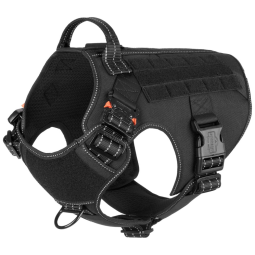 ICEFANG CEFANG Arreio Tático para Cães com 2 Fivelas de Metal Extra Grande