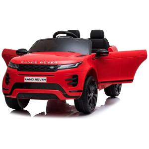 KB Carrinho, Carro Elétrico Land Rover, 2 lugares, 12V, c, controle remoto, USB MP3, 3 km, h, 2 a 6 anos, Vermelho