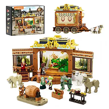 Medieval Troupe Carriage Lumibricks plástico