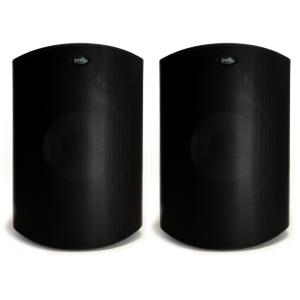 Caixa acústica outdoor Polk Audio Atrium 8 SDI preta, woofer 165 mm, 2 tweeters 25 mm, estéreo/mono, montagem Speed-Lock