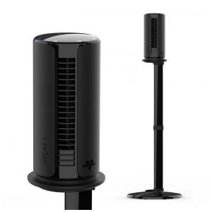 Ventilador de Torre Oscilante Compacto com Suporte Removível, 4 Velocidades, 110V, VORNADO ATOM 1S, Preto
