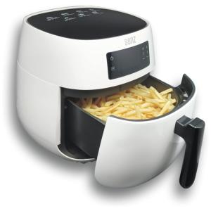 Fritadeira Elétrica AirFryer 4.3L com Painel Digital e Frigideira Antiaderente, 1400W 110V, SENZTRONICS ST AF2240, Branco