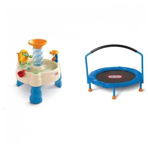 Kit Pula Pula de Chão e Mesa Aquática Interativa para Crianças de 3 a 6 Anos, Little Tikes
