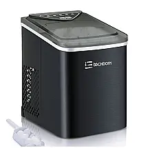 Máquina de Gelo Automática Portátil Produz até 11kg, 24H, Cor, 110v, TECHDORM YTICEMAKER, Preto