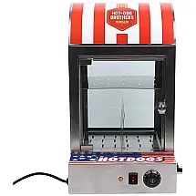 Máquina de Hot Dog Profissional em Aço Inoxidável, 110V 1500W, DENEST, Prata