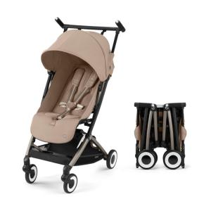 Carrinho de Bebê para Passeio Ultraleve e Compatível com Bagagem de Mão para 6 meses ou mais, CYBEX 521000615, Bege