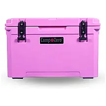 Cooler Caixa Térmica Portátil 40 Litros com Porta Copos, CAMP ZERO CZ40L PK, Rosa