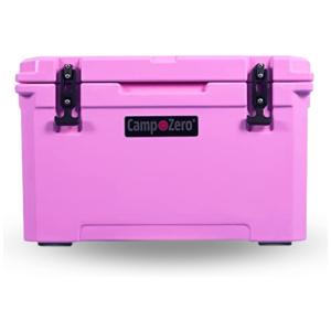 Cooler Caixa Térmica Portátil 40 Litros com Porta Copos, CAMP ZERO CZ40L PK, Rosa
