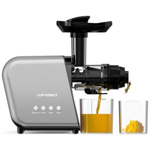 Centrifuga de Frutas com Moedor de Café Embutido, 110V 250W, LUFVEBUT, Cinza