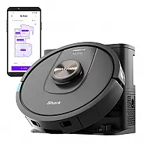 Robô Aspirador Shark UR2360S Matrix Clean com Base Auto-Esvaziamento 30 Dias e Mapeamento LiDAR Preto