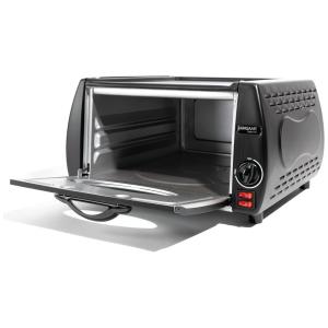 Forno Elétrico de Bancada para Pizza e Pão com Controle de Temperatura, 110V, Angaar, Preto