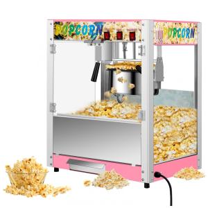 Máquina de Pipoca Comercial com Caldeira de 230g, 850W, Capacidade para 1,4L por Lote, Estilo Cinema, 3 Interruptores, Estrutura de Aço
