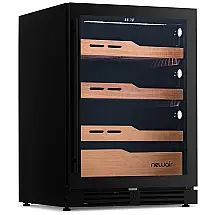 Umidor Elétrico NewAir 1500 Cigarros, Sistema de Umidificação Integrado, Função de Aquecimento e Resfriamento Opti-Temp