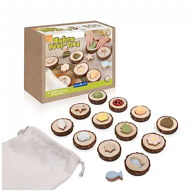 Quebra-cabeça sensorial Guidecraft Nature Feel