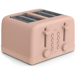 BELLA Torradeira 4 Fatias com 6 Níveis de Tostagem, Funções Reaquecer e Cancelar, Bandeja Removível, 900W - Blossom