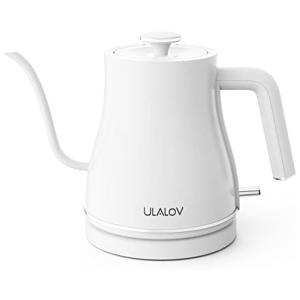 Chaleira Elétrica 800mL com Desligamento Automático e Proteção de Fervura, 110V 1200W, Ulalov, Branca