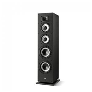 Caixa acústica torre Polk Audio Monitor XT70 grande, 2 vias com woofers de 16,5 cm e radiadores passivos de 20,3 cm, unidade na cor preto