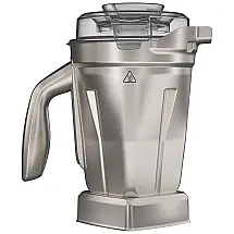 Jarra para Liquidificador de Aço Inoxidável com Cabo Ergonômico 1.4L, VITAMIX 067891, Prateado
