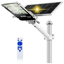 Luminária Solar Externa 30000 Lumens a Prova d IP66 500W com Controle Remoto, XIEYUZEUS rx1013, Branco