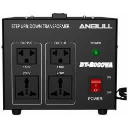 Transformador de voltagem 2000W Anbull conversor step up e step down 110V 220V