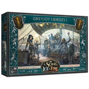 Jogo de Estratégia Greyjoy Heroes I, 1 a 4 Jogadores, Para Maiores de 14 Anos, CMON SIF909, Preto
