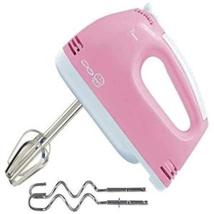 Batedeira de Mão Elétrica com Velocidade Variável e Acessórios em Aço Inoxidável, 150W, 110v, FENDOU, Rosa