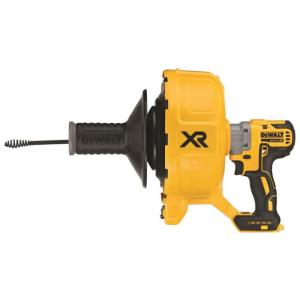 Desentupidor para Manutenção de Canos 20V MAX XR, Bateria não Inclusa, DEWALT DCD200B, Amarelo
