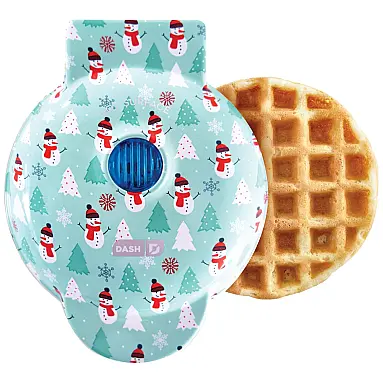 Mini Máquina de Waffles Antiaderente,