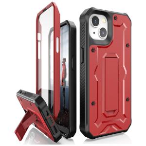 Capa para Iphone 14 Pro Max de Alta Resistencia Nível Militar, CaseBorne, Vermelha