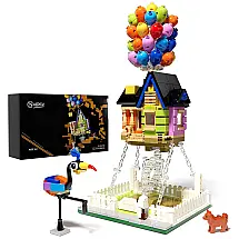 Kit de Construção Casa de Balão Criativa com 635 Peças, Nifeliz, Colorida