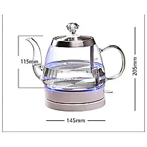 Chaleira Elétrica 1L, Aço Inoxidável, 1000W, 110v, XYG, Dourado