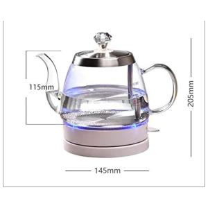 Chaleira Elétrica 1L, Aço Inoxidável, 1000W, 110v, XYG, Dourado