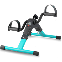 AGM Mini Bicicleta Ergométrica Elétrica Ideal Para Idosos e Treino de Braço/Perna com Tela LCD, Verde.