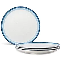 Conjunto de Pratos para Jantar com 4 Peças, Formato Redondo e Material de Porcelana, Noritake G020-406D