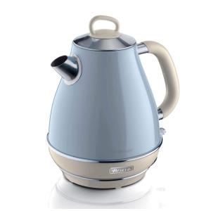 Chaleira Elétrica Vintage 1.7L Aço Inoxidável, 2000W, 110v, ARIETE 2869, 05, Azul