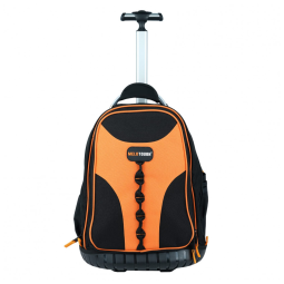 Bolsa de Ferramentas Organizadora com Rodas e Compartimentos, MELOTOUGH Rolling Tool Bag, Laranja