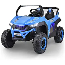 Carro, Carrinho Elétrico Infantil Off Road a Bateria 24V 2 Assentos com Suspensão de Mola, JOYWHALE BW U20, Azul