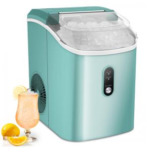 Máquina de Gelo até 15 kg em 24H Portátil para Festas e Bares, 160 W 110V, Kndko, Verde