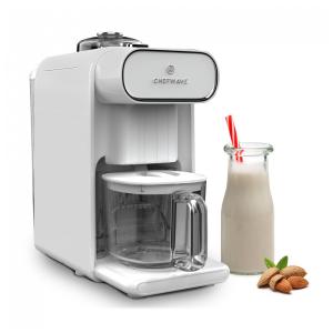 Máquina de Leite Vegetal 6 em 1, programas digitais, autolimpeza, jarra de vidro, ChefWave Milkmade, 120V, branca