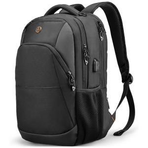 Mochila para Laptop com Porta Carregador USB, SWISSDIGITAL SD 857, Preto