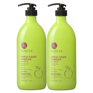 Shampoo e Condicionador Vinagre de Maçã Para Cabelos Danificados e Oleosos 1 Litro