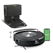 Robô Aspirador e Esfregão iRobot Roomba Combo J7+ com Alexa Grafite Autoesvazia 60 Dias 240V